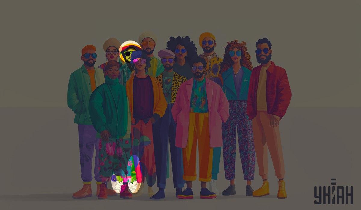 Rumvæsenet var en grøn lille mand / collage Moje Rumvæsenet var en grøn mand / Moje-collage