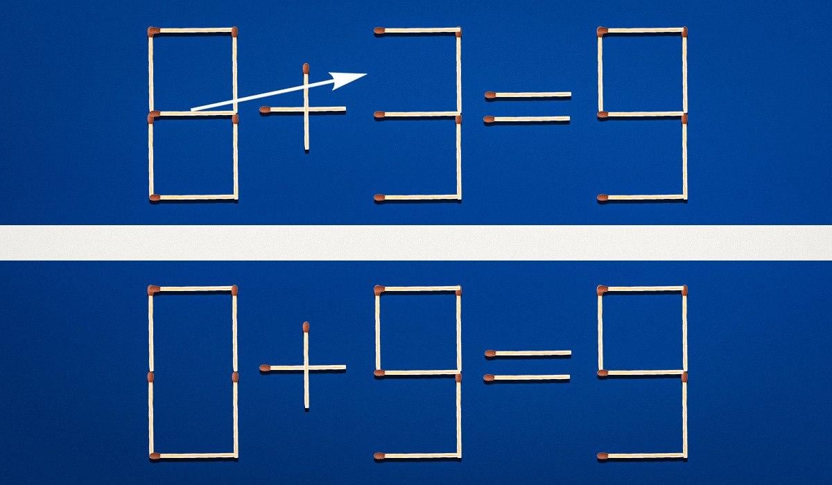 Du skal kun omarrangere 1 tændstik for at løse en ligning: simpel test-IQ Du skal kun omarrangere 1 tændstik for at løse ligningen: en simpel IQ-test